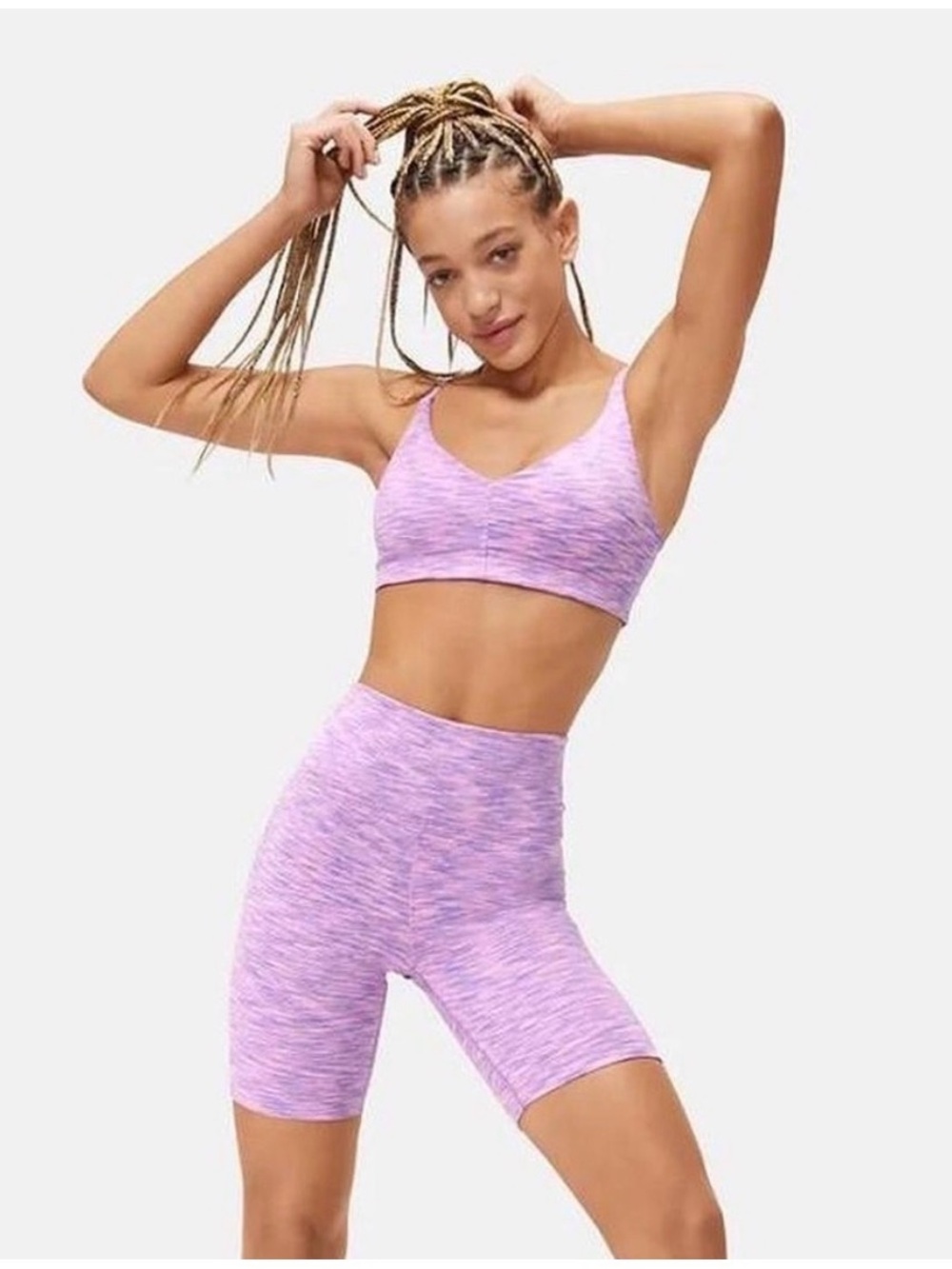 Outdoor Voices Freeform Sports Bra & Bike Shorts set - size M